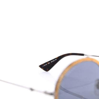 Gucci Round Frame Glitter Sunglasses GG0061S Yellow 6 of 7