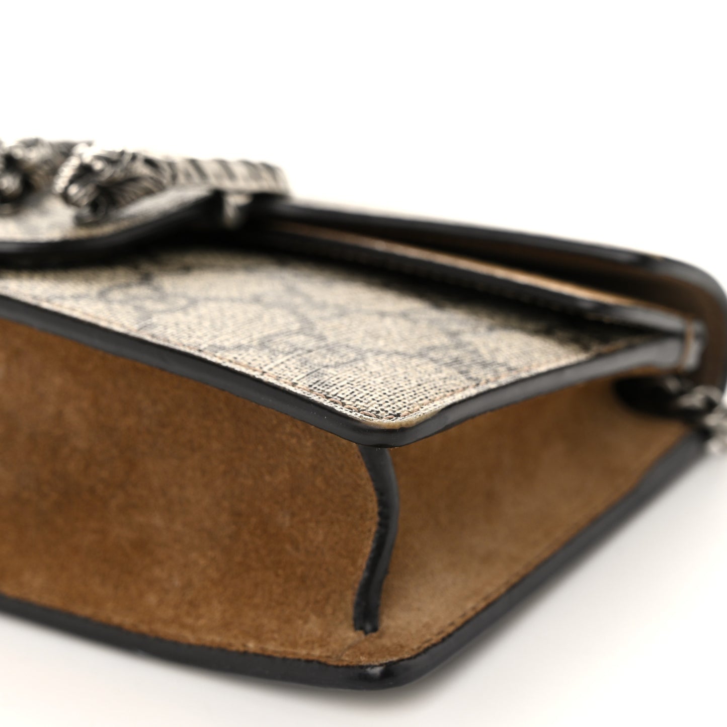 GG Supreme Monogram Super Mini Dionysus Shoulder Bag Taupe