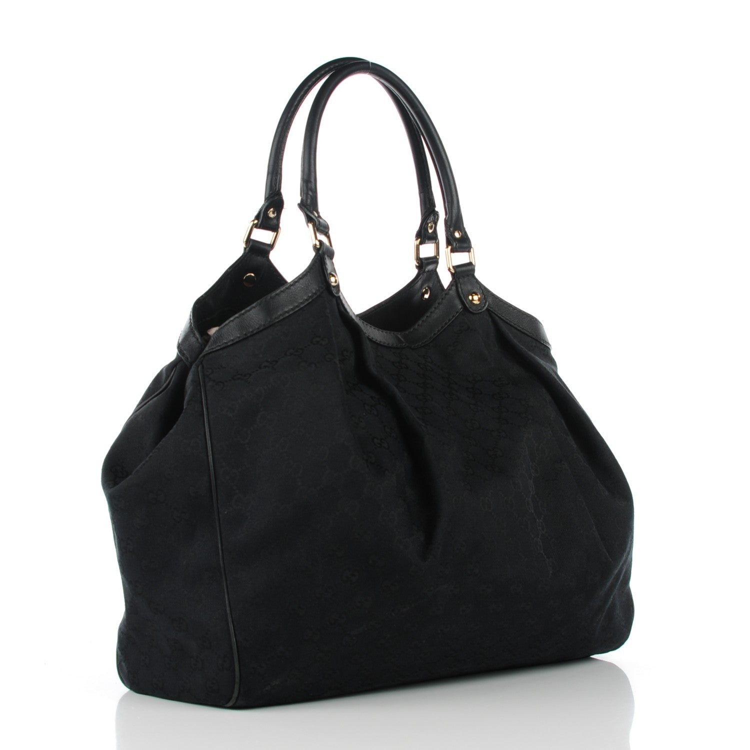 Gucci Monogram Large Sukey Tote Black 3 of 7