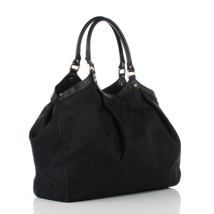 Gucci Monogram Large Sukey Tote Black 3 of 7