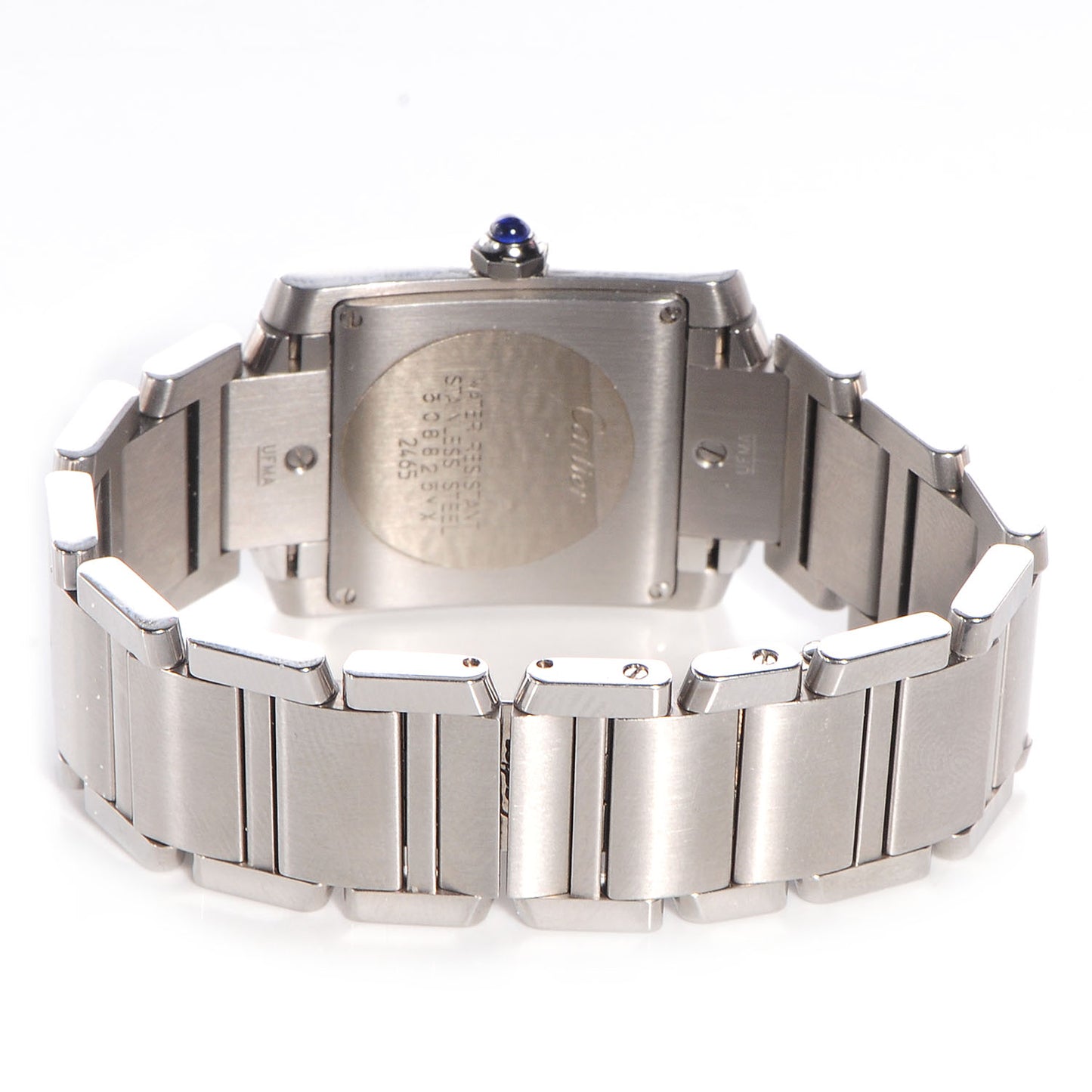 Stainless Steel 25mm Tank Francaise Quartz Watch
