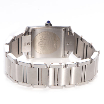 Cartier Stainless Steel 25mm Tank Francaise Quartz Watch 4 of 6