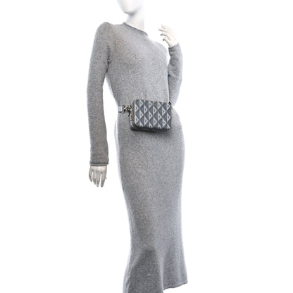 Christian Dior Coated Canvas CD Diamond Messenger Pouch Grey 2 of 12