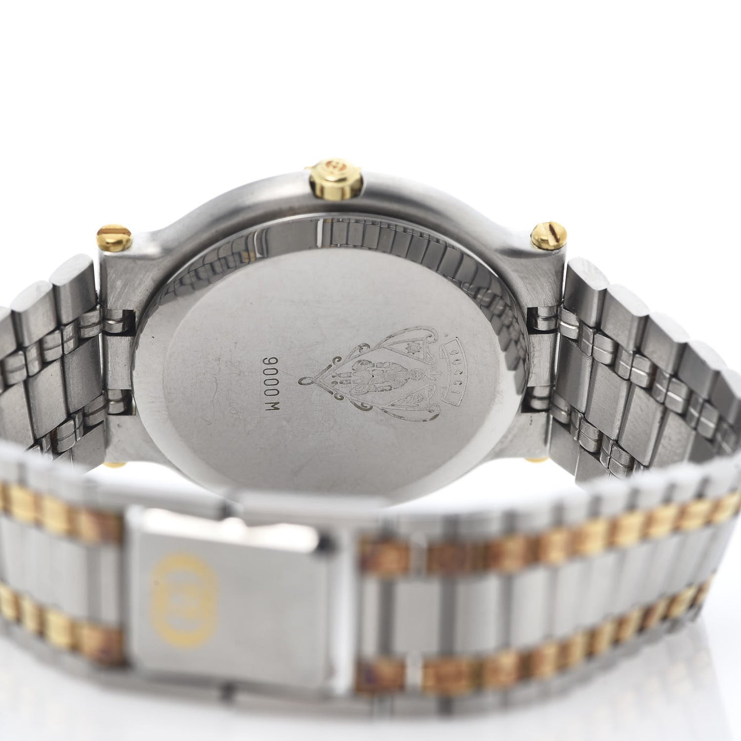 Stainless Steel 32mm 9000M Quartz Watch Gold