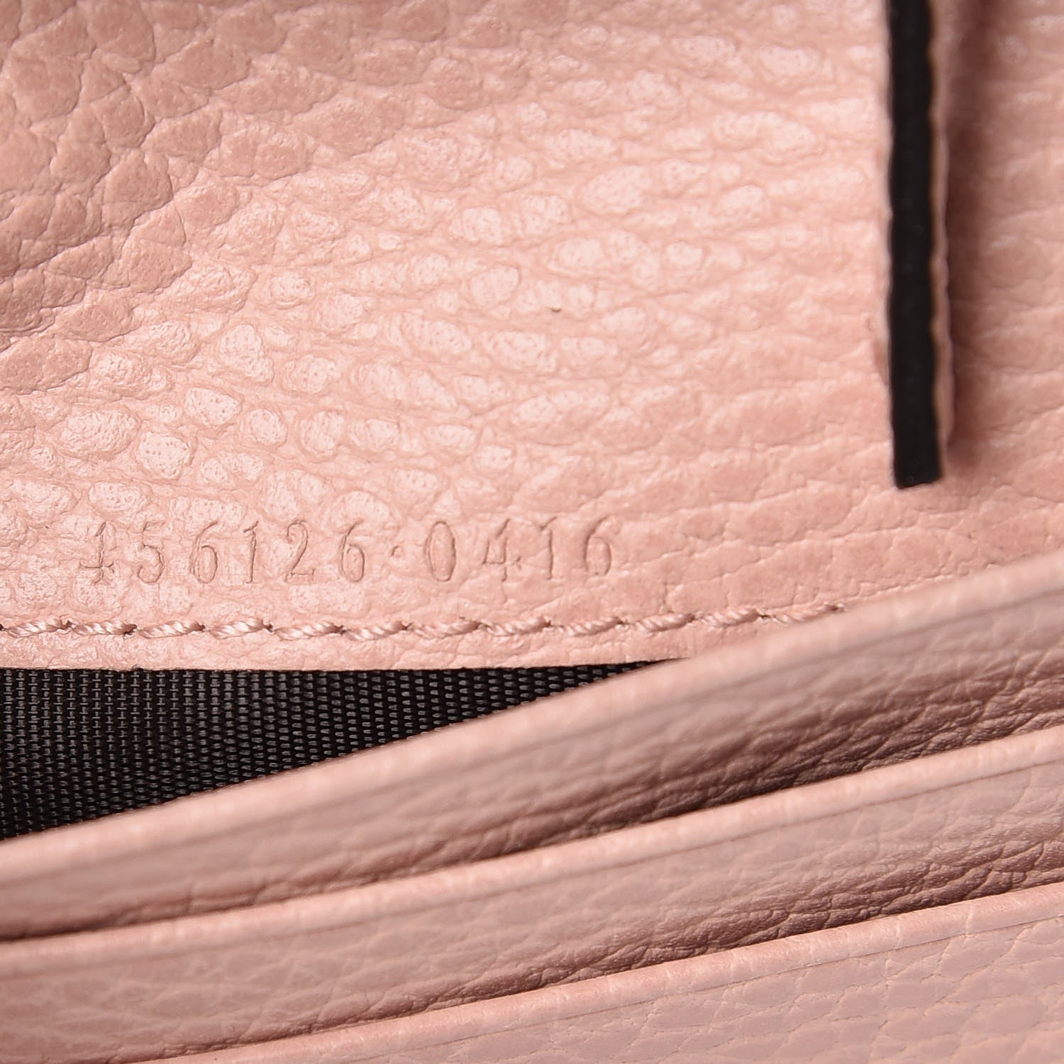 Gucci Dollar Calfskin GG Marmont Card Case Perfect Pink 7 of 8