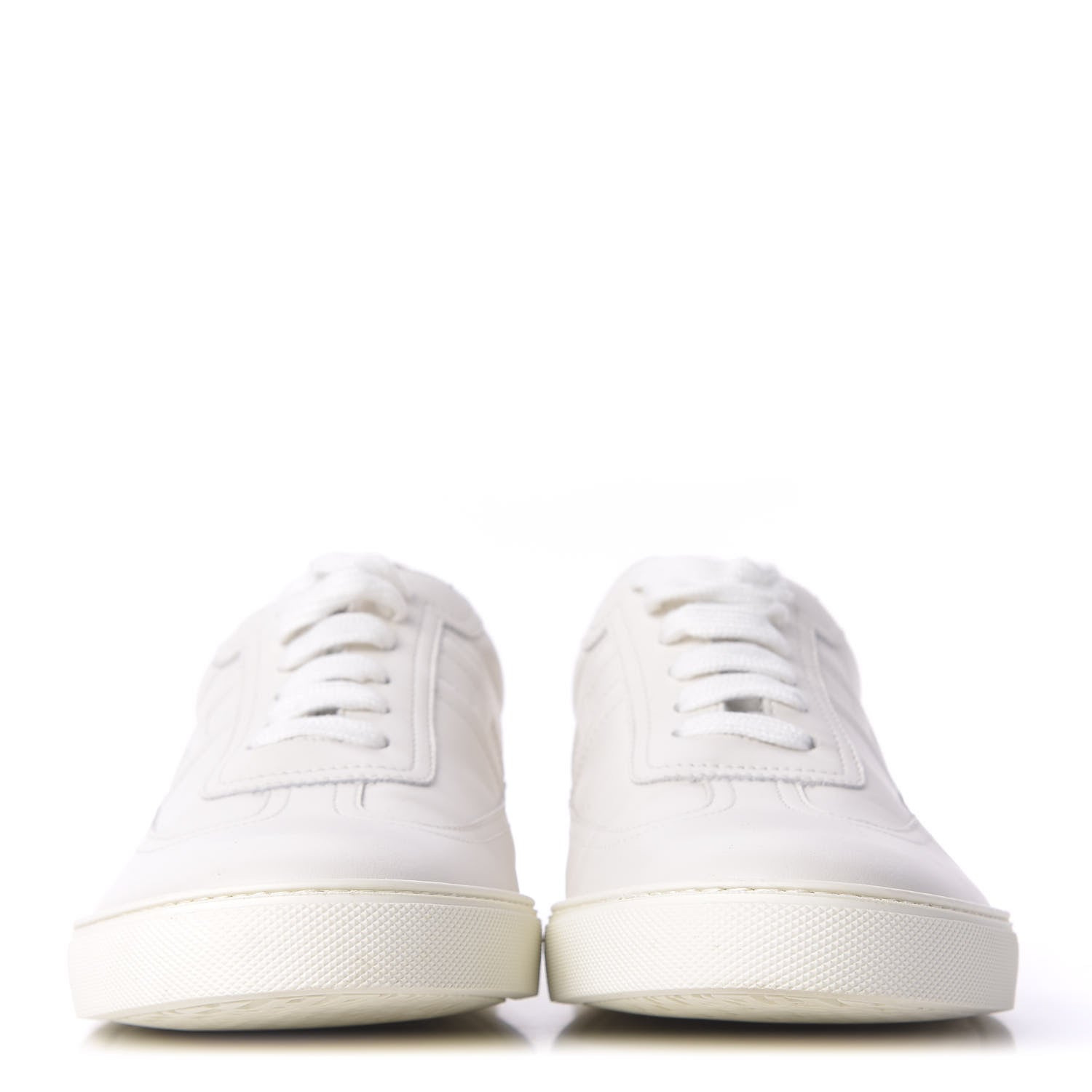 Hermes Calfskin Quicker Sneakers 41 White Black 2 of 10