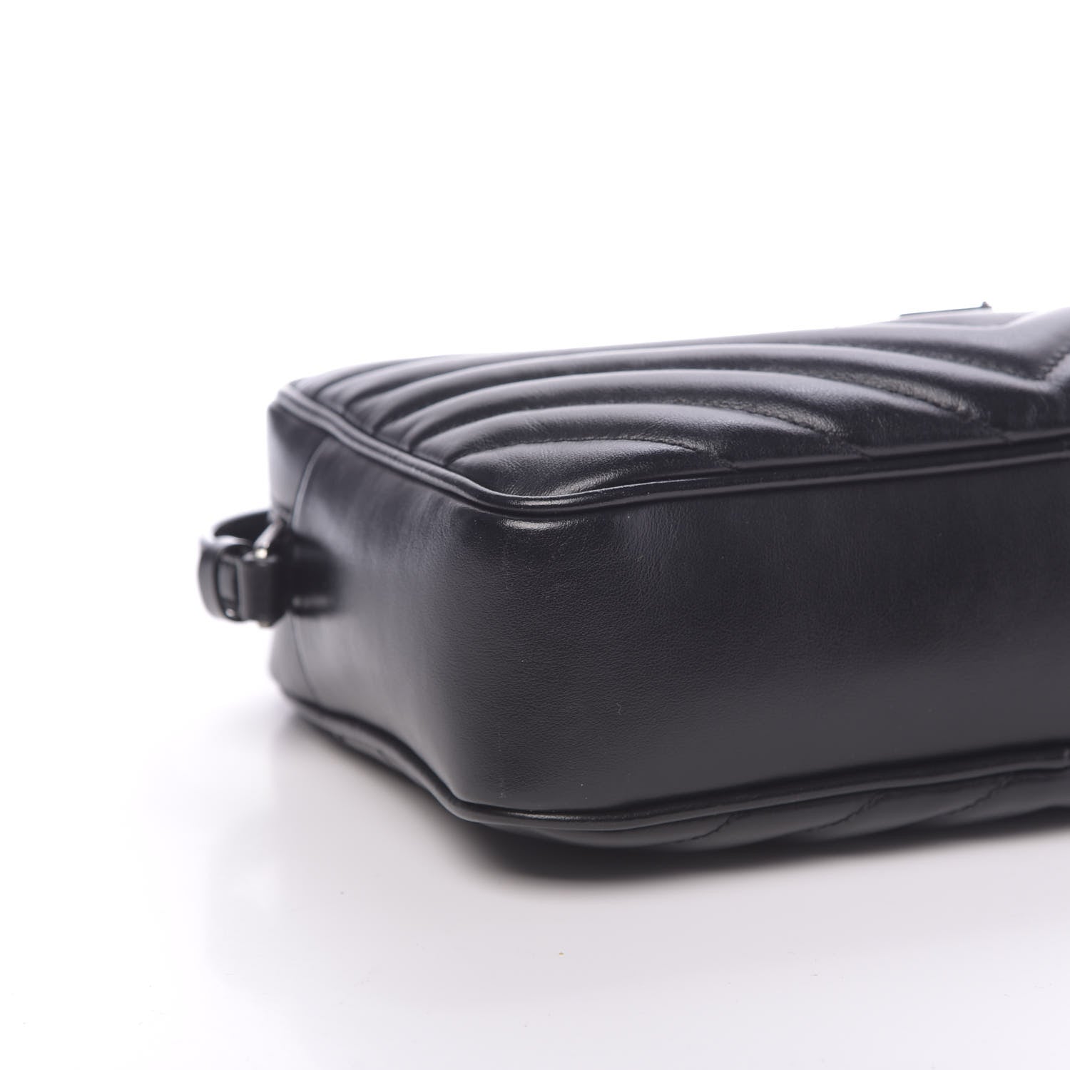 Saint Laurent Calfskin Matelasse Monogram Lou Camera Bag Black 7 of 9