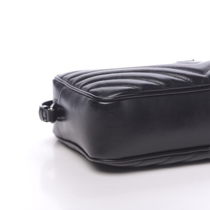 Saint Laurent Calfskin Matelasse Monogram Lou Camera Bag Black 7 of 9