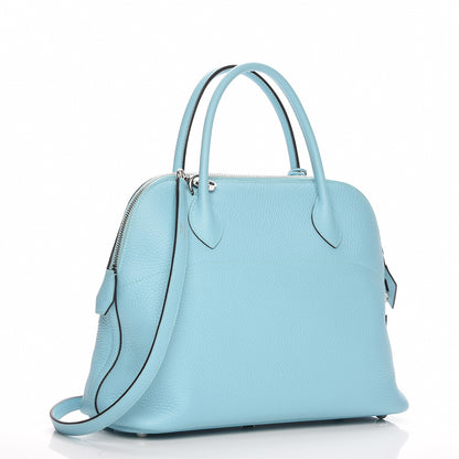 Hermes Taurillon Clemence Bolide 31 Bleu Atoll 4 of 8