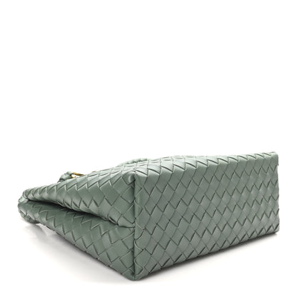 Bottega Veneta Nappa Intrecciato Medium Andiamo Shoulder Bag Aloe 4 of 9