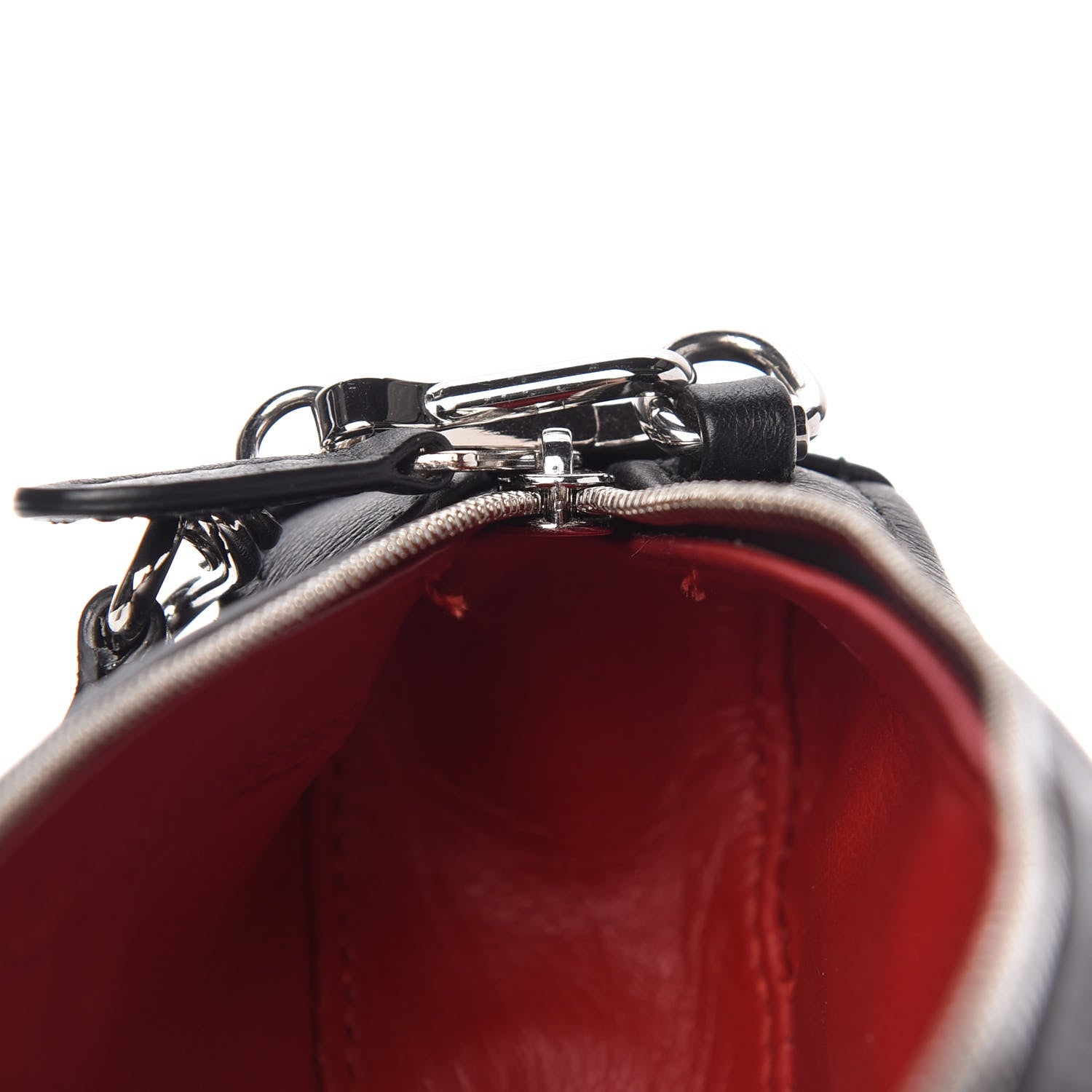 Balenciaga Calfskin Triangle Crossbody Bag Black 11 of 11