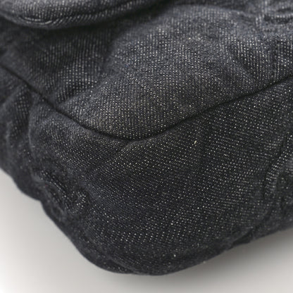 Chanel Denim Quilted Medium Funky Town Flap Black 8 of 9