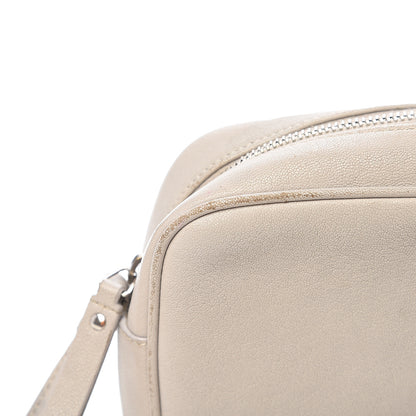 Saint Laurent Calfskin Monogram Lou Camera Bag Icy White 7 of 16