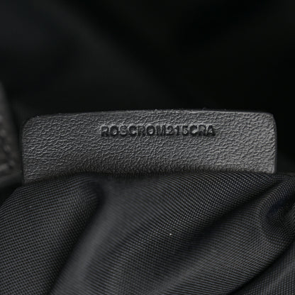 Burberry Calfskin Logo Embossed Backpack Charcoal Grey 9 of 12