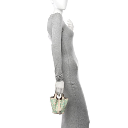 Hermes Swift Micro Lucky Daisy Picotin Lock Nata Vert 2 of 11