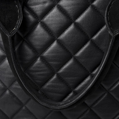 Burberry Prorsum Calfskin Quilted Country Animal Satchel Black 13 of 17