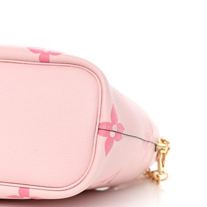 Louis Vuitton Empreinte Monogram Giant By The Pool Marshmallow Hobo PM Bouton De Rose 9 of 10