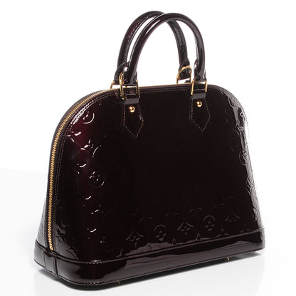 Louis Vuitton Vernis Alma PM Amarante 3 of 9
