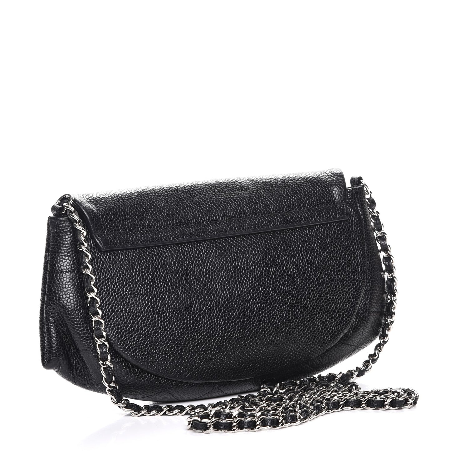Caviar Half Moon Wallet On Chain WOC Black