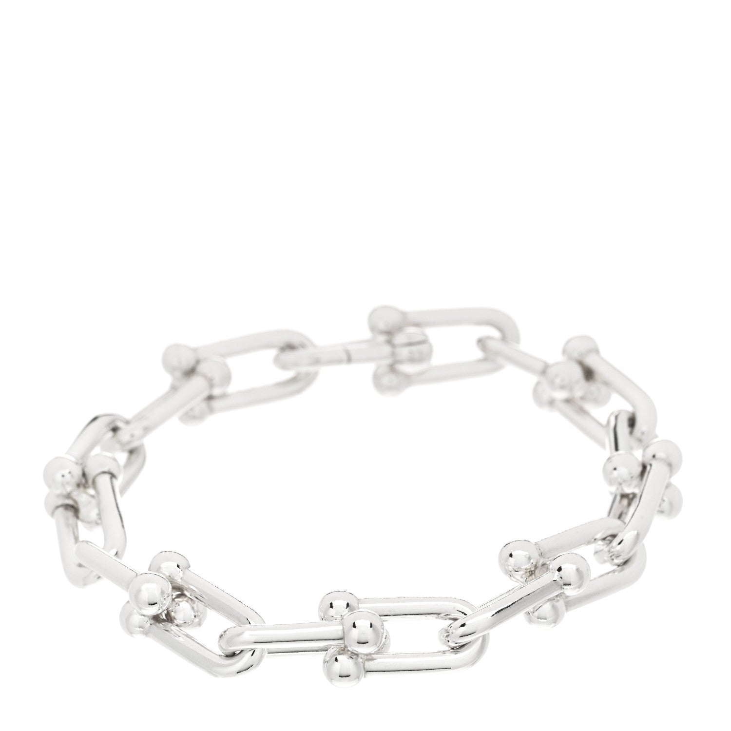 Tiffany Sterling Silver Large HardWear Link Bracelet 1 of 3