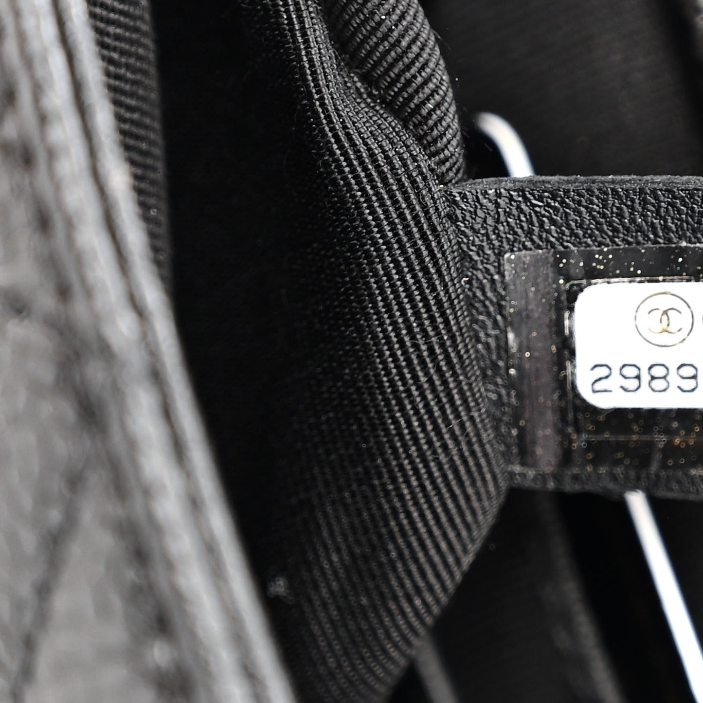 Caviar Quilted Incognito Mini Square Flap Black