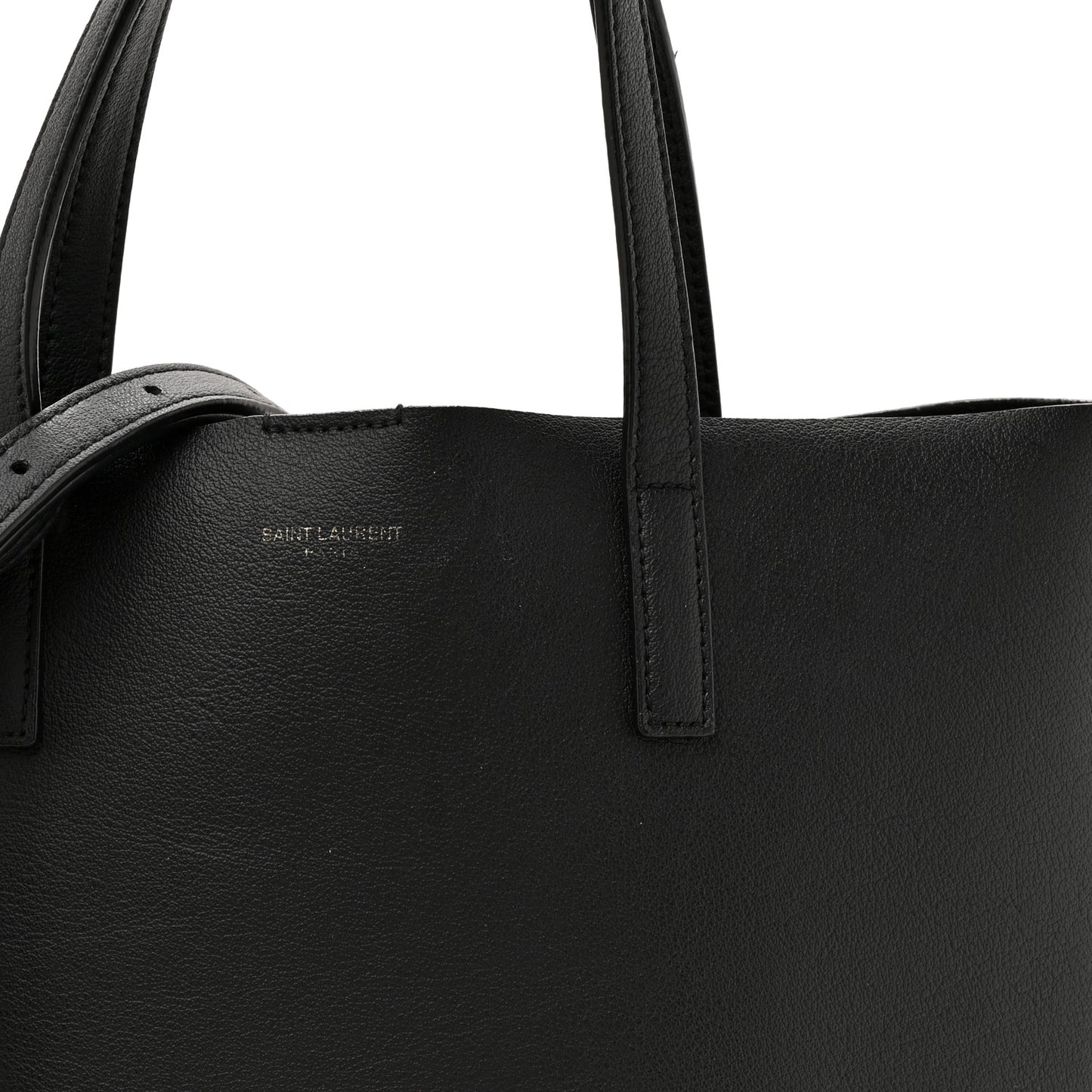Calfskin Toy Shopping Tote Black