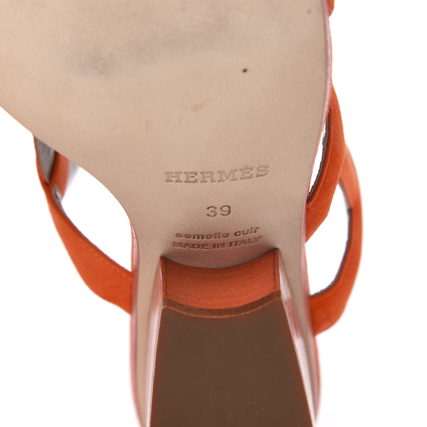 Suede Goatskin Peace Sandals 39