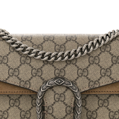 Gucci GG Supreme Monogram Small Dionysus Shoulder Bag Taupe 8 of 11