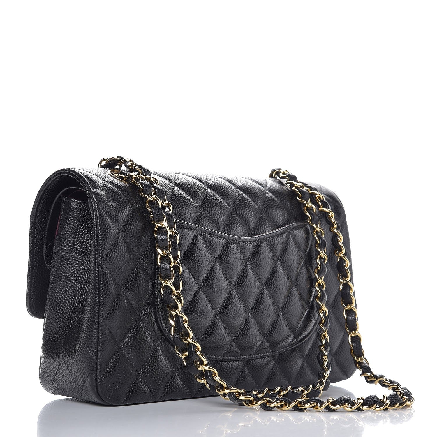 Chanel Caviar Quilted Medium Double Flap Black 3 of 8