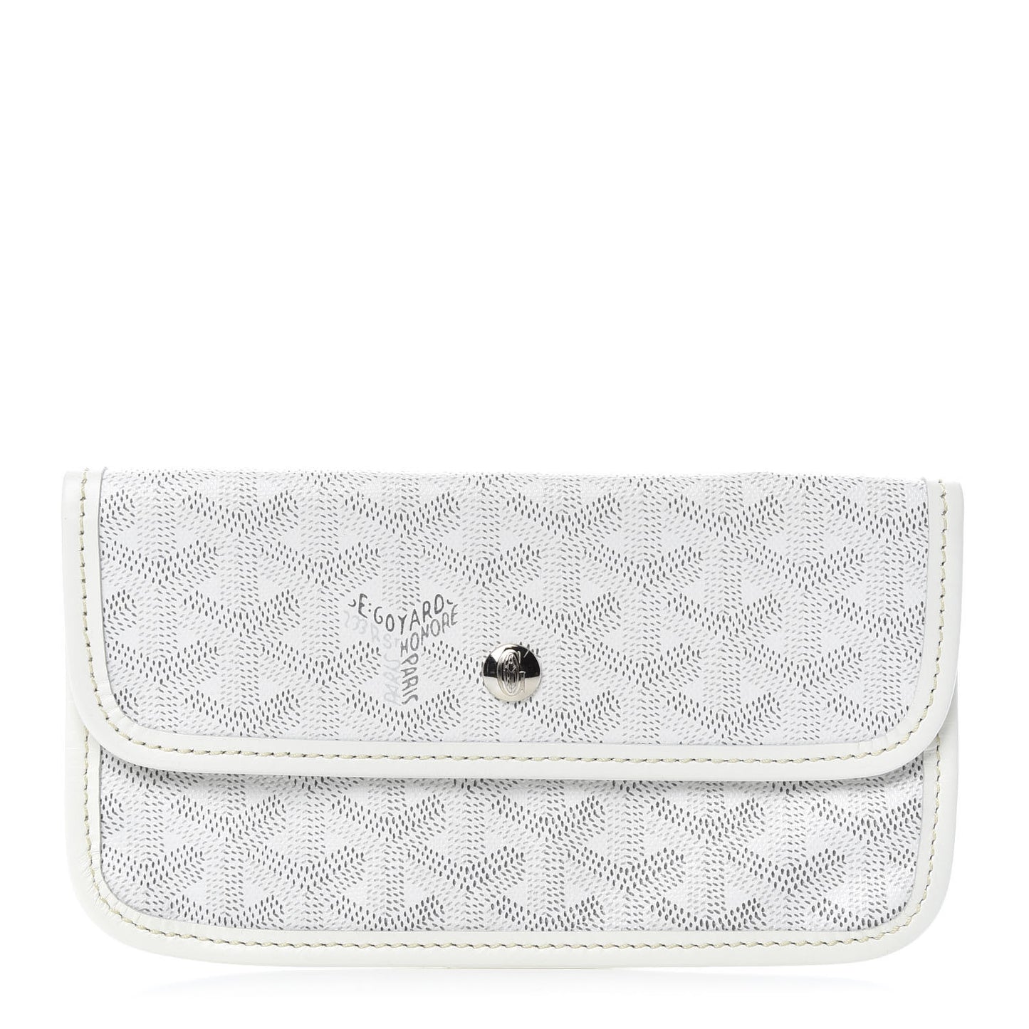 Goyardine Pouch White