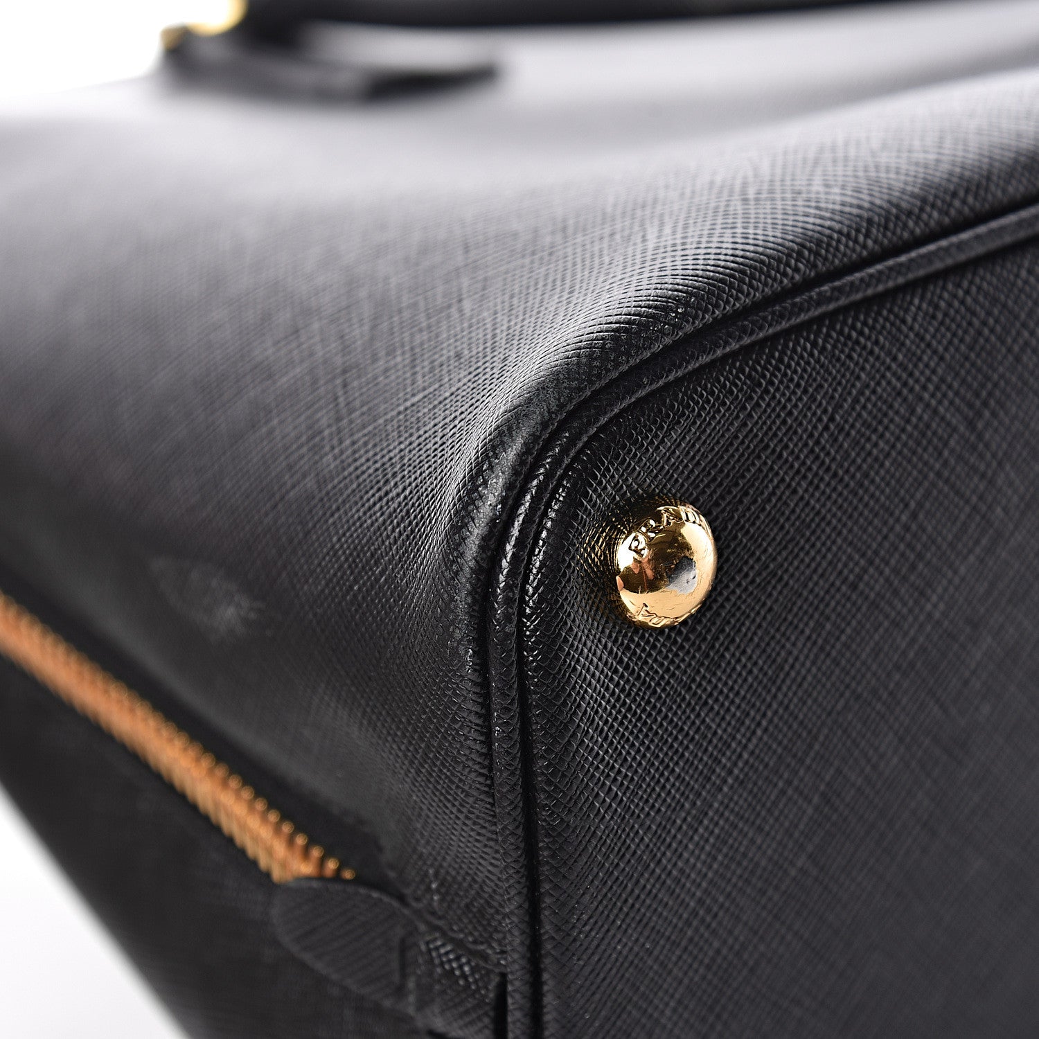 Prada Saffiano Lux Large Promenade Tote Black 9 of 17