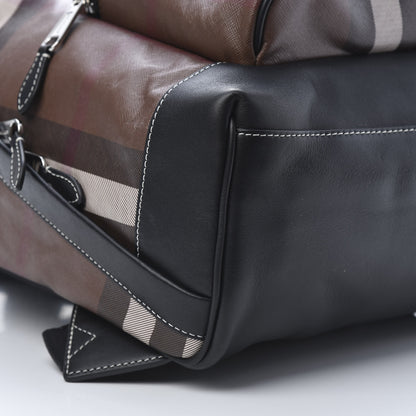 Burberry E-Canvas Check Backpack Dark Birch Brown 7 of 10