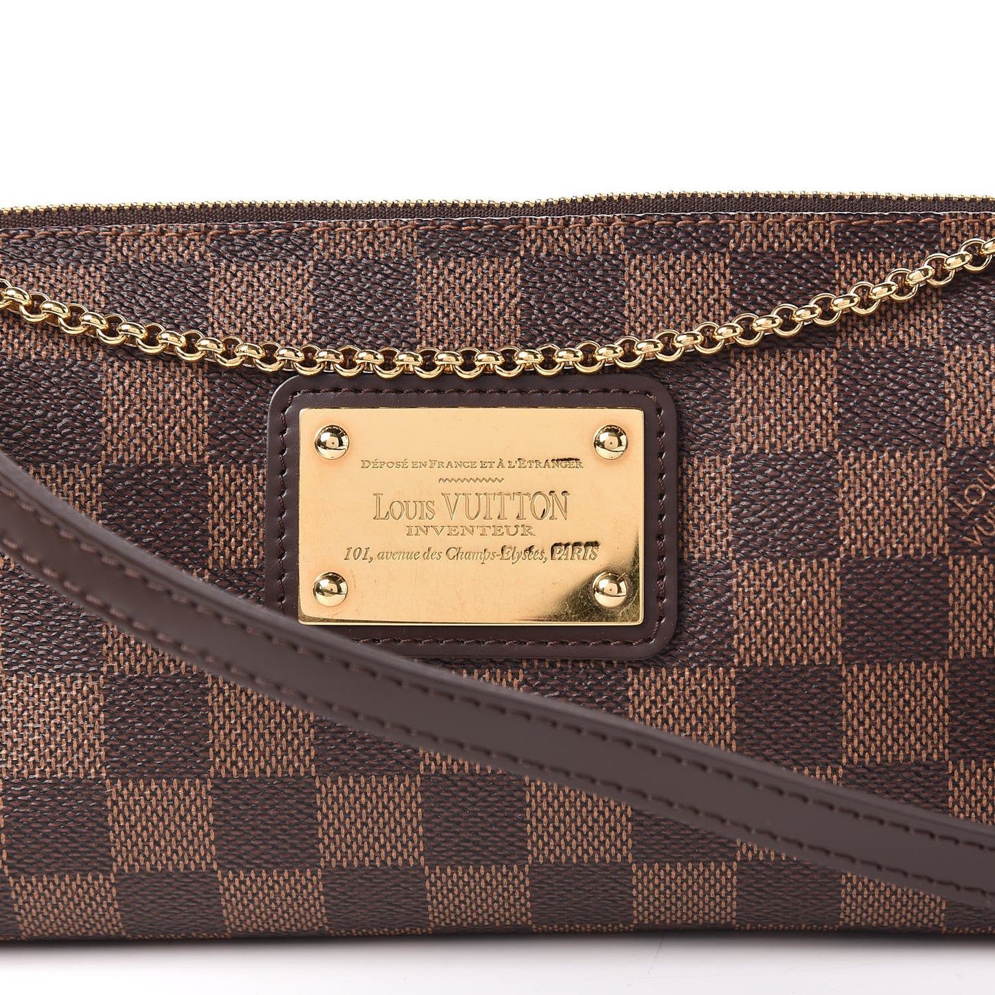 Damier Ebene Eva Clutch