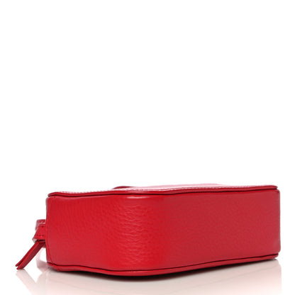 Balenciaga Calfskin Logo XS Everyday Camera Bag Rouge Lantern Black 3 of 10