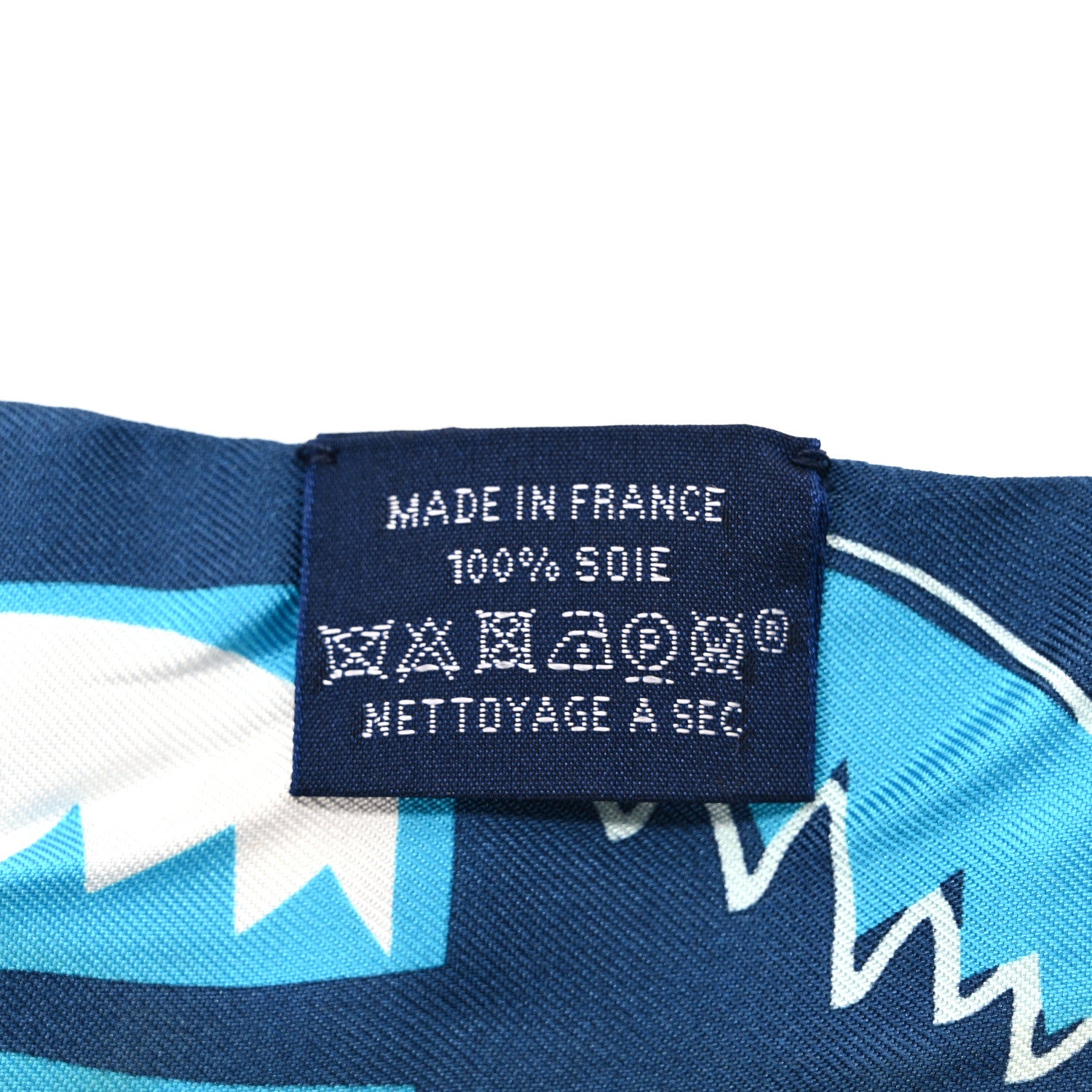 Hermes Silk Sea Surf and Fun Twilly Marine Rose Rouge 4 of 4