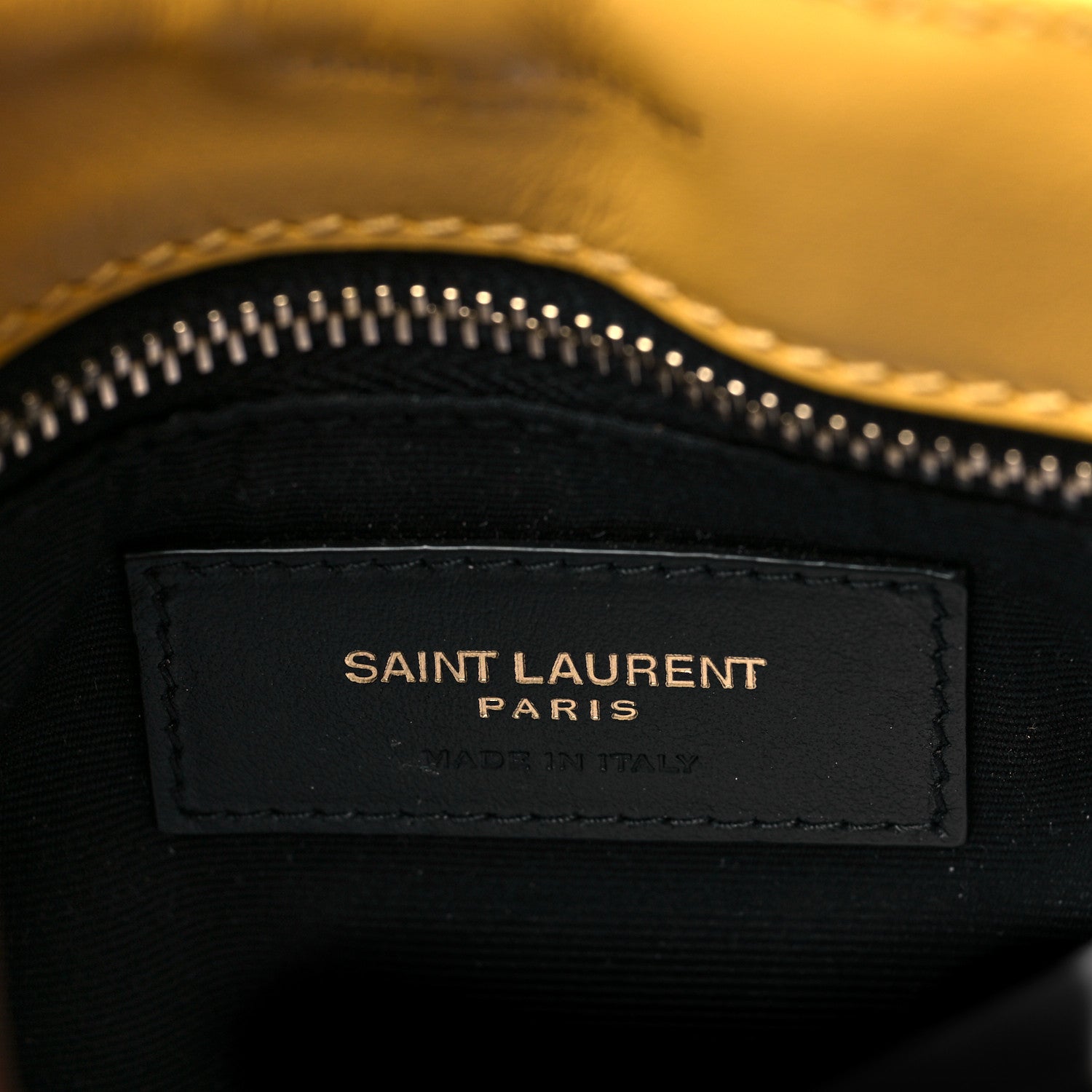Saint Laurent Calfskin Y Quilted Monogram Toy Loulou Crossbody Bag Sunflower 6 of 10