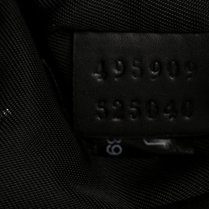 Gucci GG Supreme Monogram Web Messenger Diaper Bag Black Grey 7 of 14