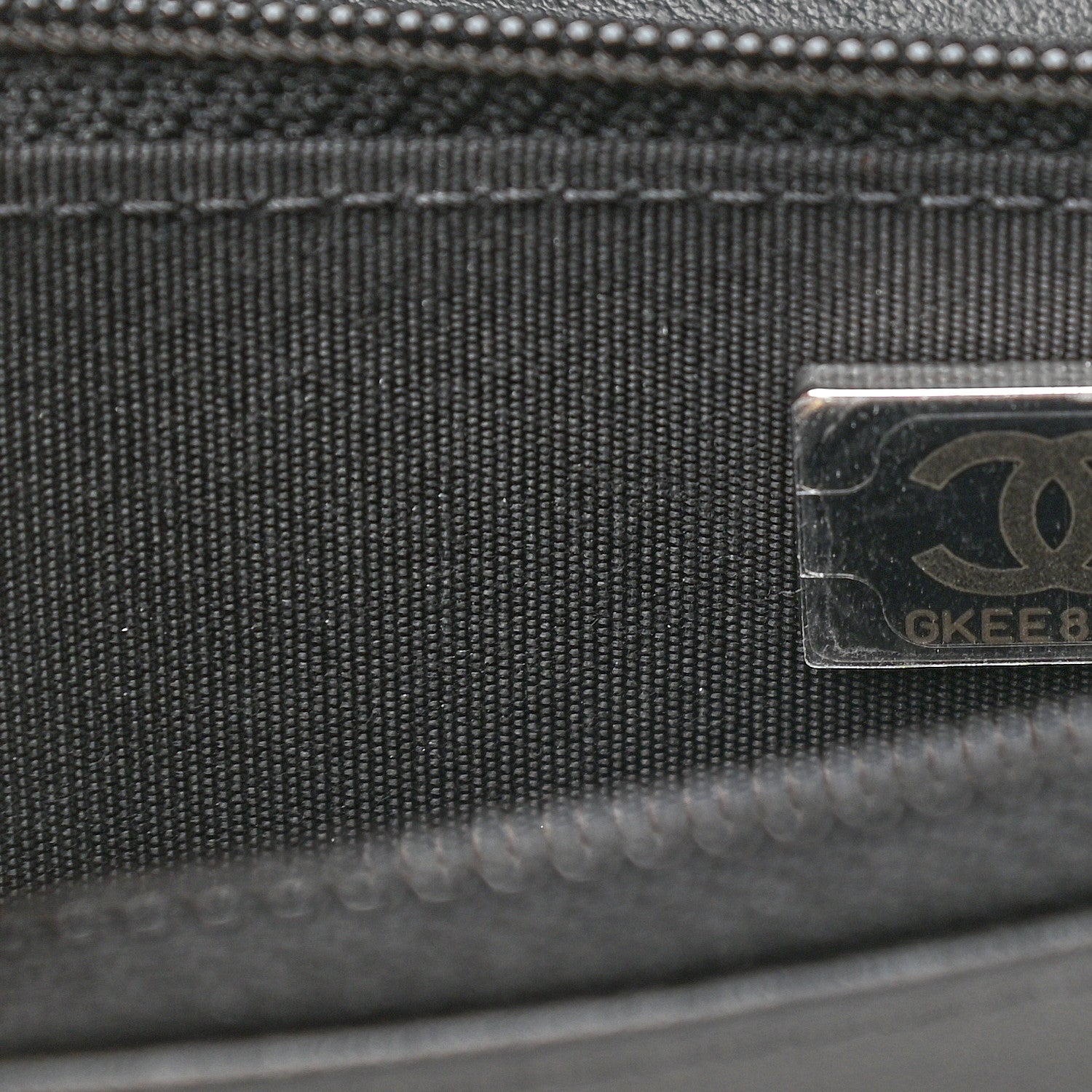 Chanel Caviar Quilted Boy Wallet On Chain WOC Black 10 of 13