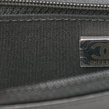 Chanel Caviar Quilted Boy Wallet On Chain WOC Black 10 of 13