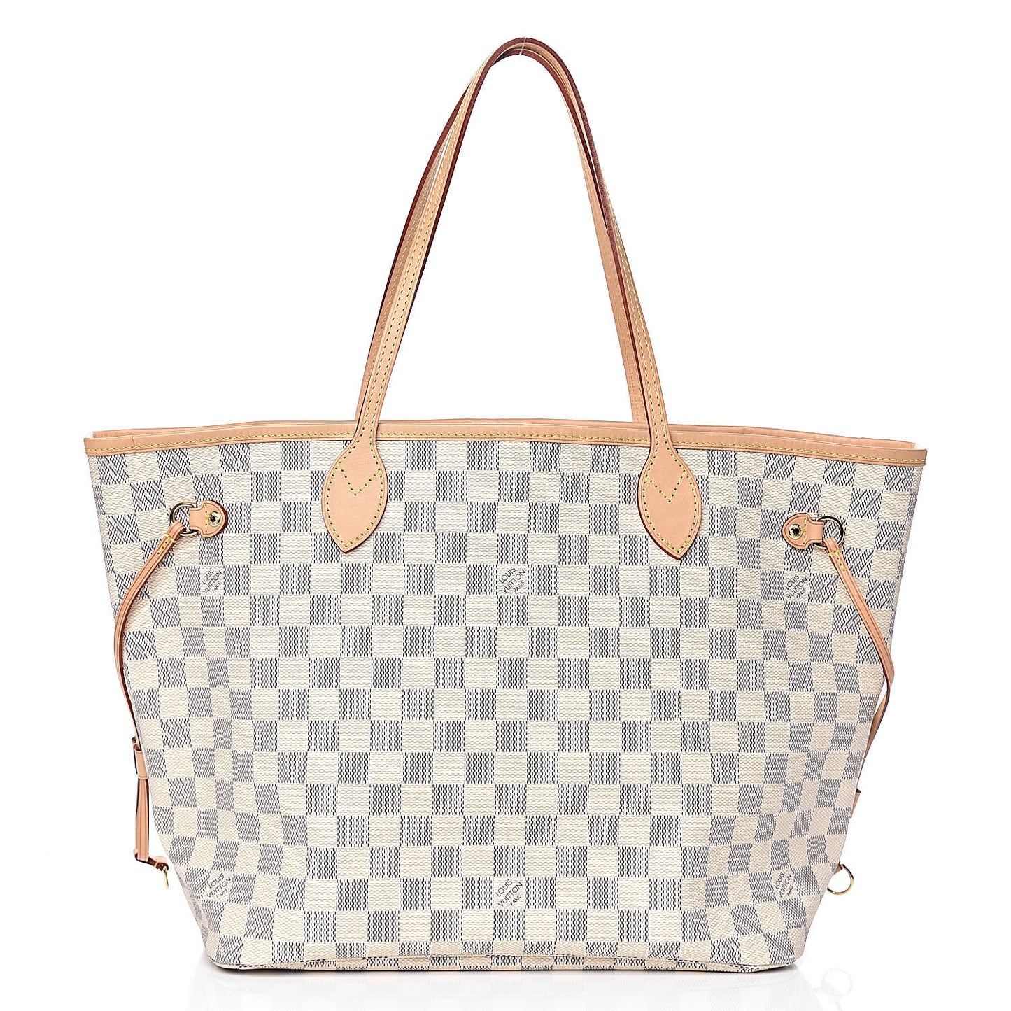 Damier Azur Neo Neverfull MM Rose Ballerine
