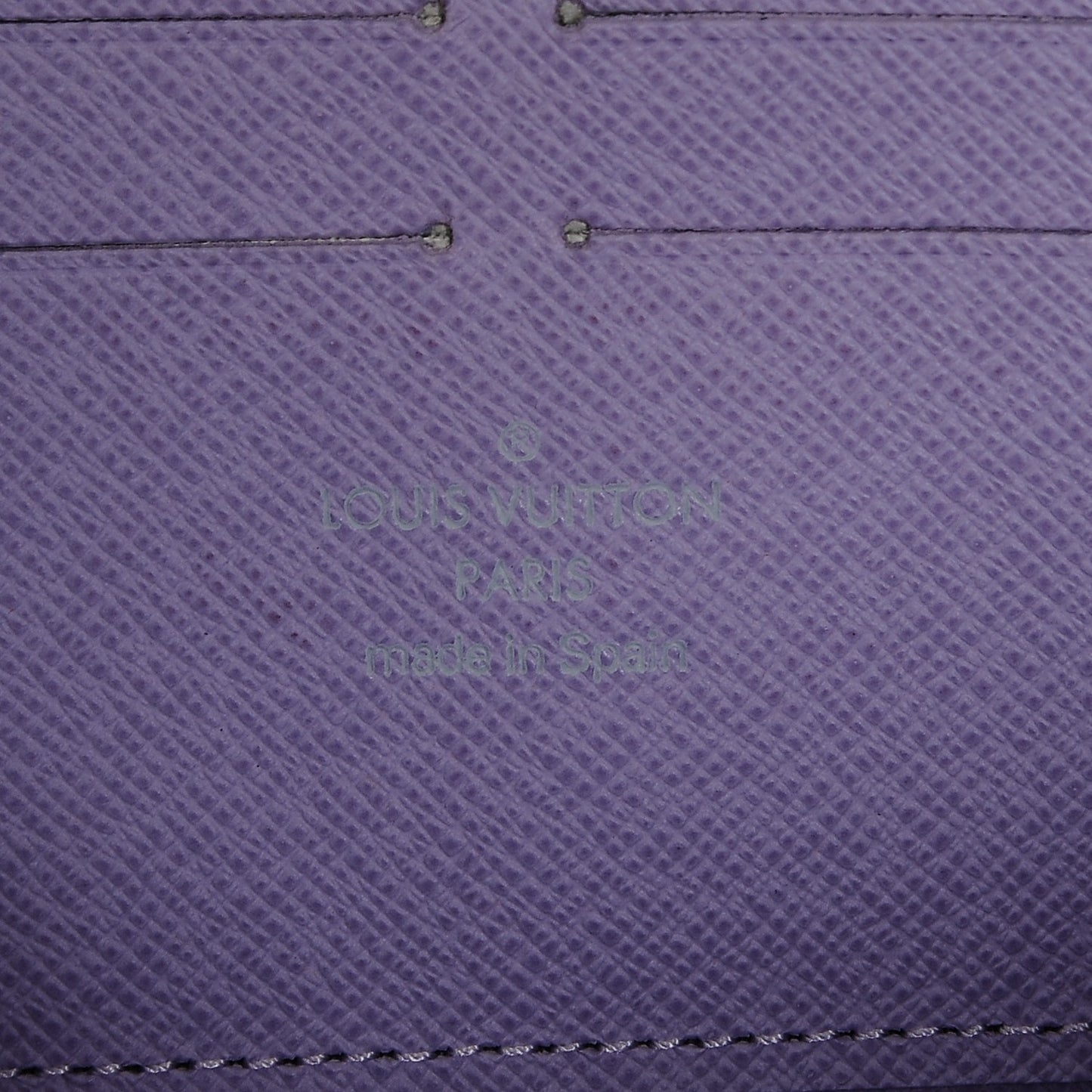 Monogram Multicolor Zippy Wallet Black Violet