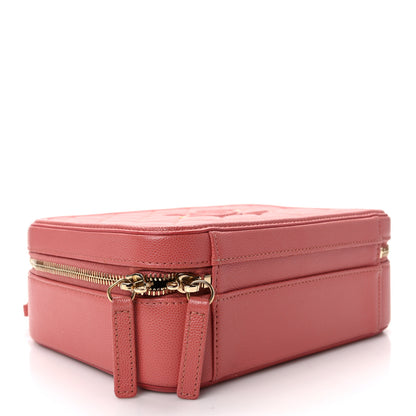 Chanel Caviar Quilted Medium CC Filigree Vanity Case Pink 4 of 13