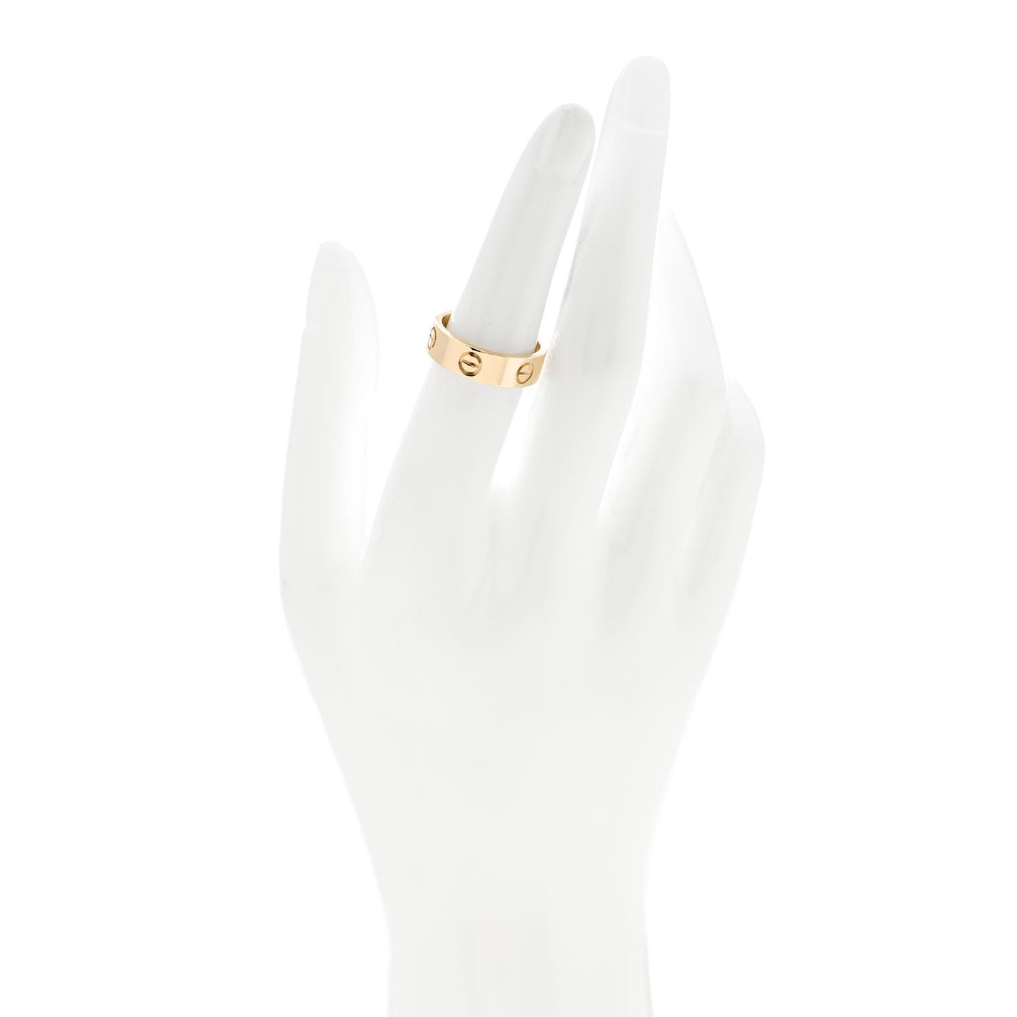 18K Yellow Gold 5.5mm LOVE Ring 53 6.5