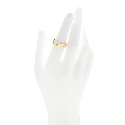 Cartier 18K Yellow Gold 5.5mm LOVE Ring 53 6.5 2 of 6