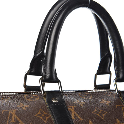 Louis Vuitton Monogram Macassar Keepall Bandouliere 45 11 of 15