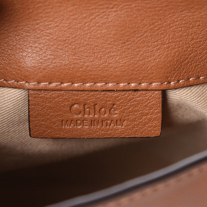 Chloe Suede Calfskin Mini Faye Backpack Tan 7 of 10