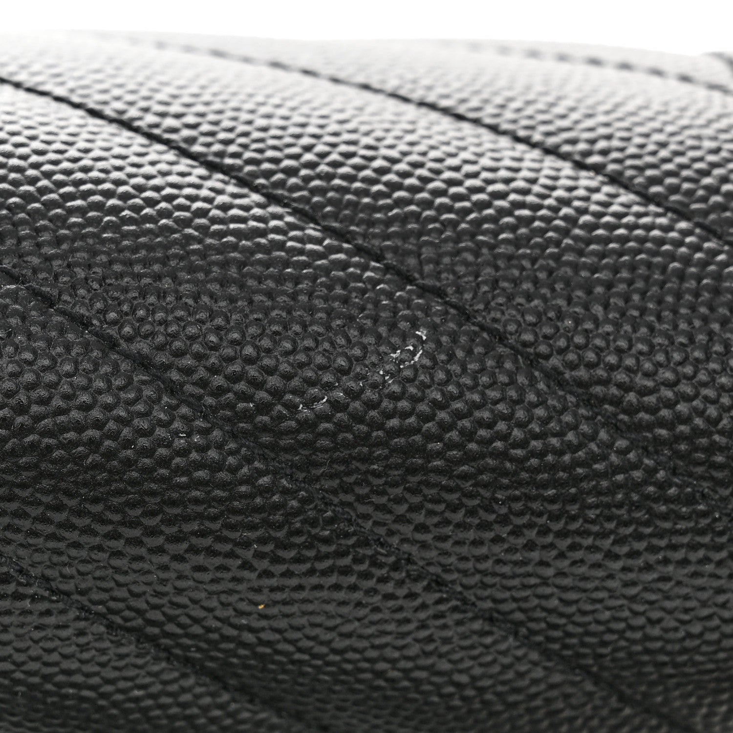 Saint Laurent Grain De Poudre Textured Mixed Matelasse Large Triquilt Monogram Satchel Black 11 of 12
