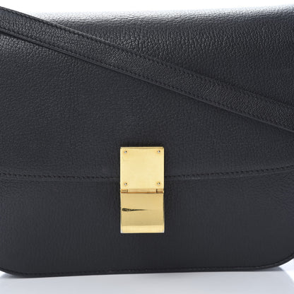 Celine Goatskin Medium Classic Box Flap Bag Black 10 of 16