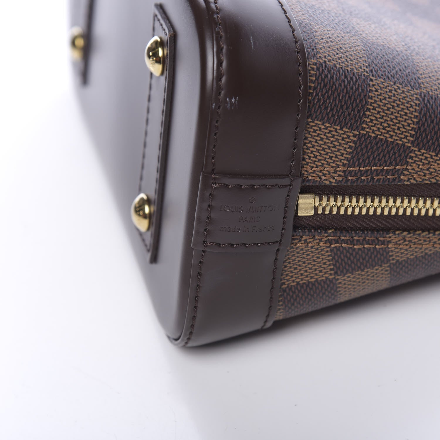 Louis Vuitton Damier Ebene Alma BB 7 of 11