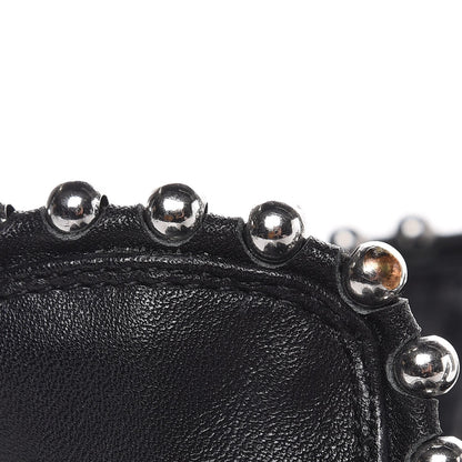 Alexander Wang Calfskin Studded Kori Cutout Boots 36 Black 13 of 15